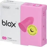 blox® Gamme Sleep & Focus - Mousse Small Rose Bouchons D'Oreille 5x2 pc(s)