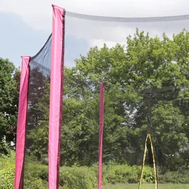 Jawinio Sicherheitsnetz Ersatznetz Trampolin-Netz Pink 244 cm