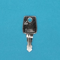 Ersatzschlüssel Profil EL für Briefkasten und Briefkastenanlagen von Renz. Schlüssel EL186