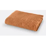 La Redoute Interieurs Handtuch Tifli, Baumwolle, Waffelpikee Karamell