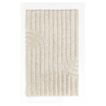 CASANOVA Badematte MINORI Cremeweiß 100 x 60 cm