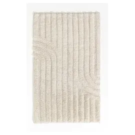 CASANOVA Badematte MINORI Cremeweiß 100 x 60 cm