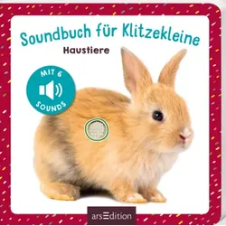 ARSEDITION 135535 Soundbuch für Klitzekleine – Haustiere