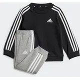 Adidas Essentials 3-Streifen Kids Jogginganzug Black / White 68