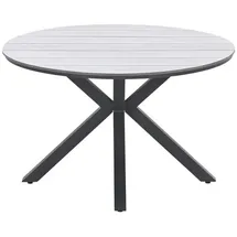 Gardissimo Armati Gartentisch Ø 148 x 74 cm Anthrazit/Grau