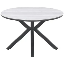 Gardissimo Armati Gartentisch Ø 148 x 74 cm Anthrazit/Grau