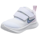 Nike Star Runner 3 Sneaker, Weiß/Kobalt Bliss-Pearl Pink, 21 EU