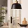 LEDKIA Wawak 1-flg. 60 cm rund schwarz Holz, Metall