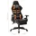 vidaXL Gaming-Stuhl mit Fußstütze Schwarz und Orange PC / PS4
