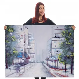MCW Ölgemälde Ortschaft Handgemalt
