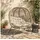 Outsunny Papasansessel Gartenstuhl 126 x 75 x 142 cm Sand 2 St.