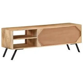 vidaXL TV-Schrank 110x30x40 cm Mango Massivholz