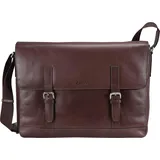 Esquire Vienna Messenger Leder 40 cm mocca