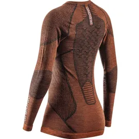 X-Bionic Symbio Merino Langarm-baselayer - Clay - L