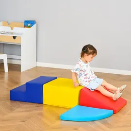 Homcom Softbausteine Schaumstoffbausteine 4 TLG für 12 bis 36 Monate Kinder