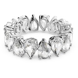 Swarovski Matrix Vittore Drop Cut Ring, Weiß, 50
