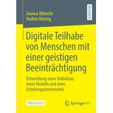 Springer Digitale Teilhabe von Menschen mit einer geistigen Beeinträchtigung: Buch von Joanna Albrecht/ Nadine Hüning