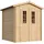 TIMBELA Gartenhaus M320C+M320G 1,96 x 1,86 m Beige