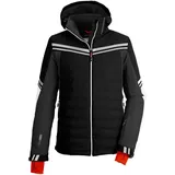 KILLTEC Herren Skijacke/Funktionsjacke mit abzippbarer Kapuze und Schneefang KSW 73 MN SKI JCKT schwarz, L