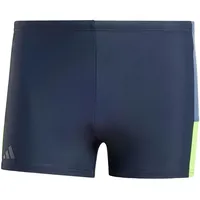 Adidas Colorblock Swim Boxer-Badehose Legend Ink / Preloved Ink / Lucid Lemon M/L