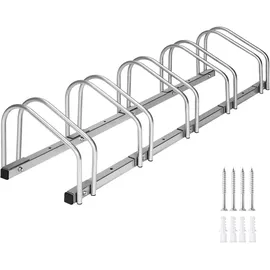 Tectake Fahrradständer Silber