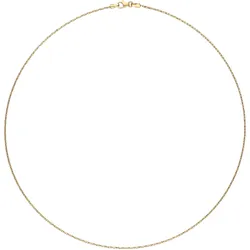 Goldkette VIVANCE "classy and stylish", gelb (gelbgold 375), Halsketten, Damen, Gelbgold 375