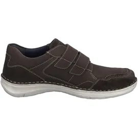 Josef Seibel New Anvers 85,Weite K (Extra weit),Wechselfußbett,Freizeitschuhe,Klettverschluss,Moro,47 EU | Halbschuh für Herren | Braun - Braun - 47