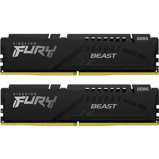 Kingston FURY Beast DDR5 5600MT/s 32GB Kit (2x16GB) CL36 Schwarz KF556C36BBEK2-32