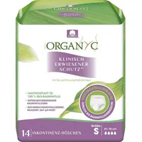 Organyc Inkontinenz-Höschen S 14 St.