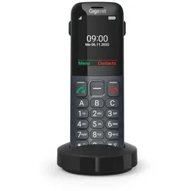 Gigaset Comfort 600 SIM Dark Silver Telefon, - Schwarz/Grau