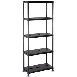 Toomax Steckregal Kunststoff 180 x 80 x 40 cm schwarz