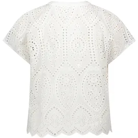Betty & Co Hemdbluse mit Stickerei Weiß 36
