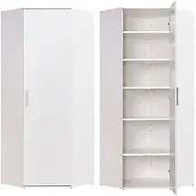 Procontour Eckschrank Clara 64 x 167 x 64 cm Weiß