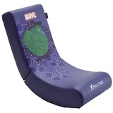 X Rocker MarvelTM Hulk Floor Rocker Gaming-Bodensessel für Kinder & Jugendliche - lila