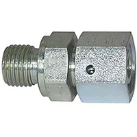 Riegler Einst.-Ger.-Einschraubvers., G1/2a., Rohr-AÃ ̃18mm, Stahl verz.