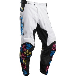 Thor Pulse Fast Boyz Jugend Motocross Hose, weiss, Größe XS für Männer