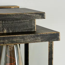 hofstein Poggio (IP44) Braun/Gold