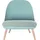 Paperflow Sessel Cocoon Polyester 1 x 1 x 1 cm Grau mit Kissen