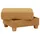 Home Affaire Polsterhocker Dalia mit Stauraum 66 x 46 x 76 cm Gelb