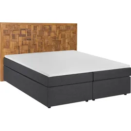 SIT Möbel Boxspringbett 220 x 205 cm Grau
