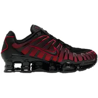 NIKE Herren Shox TL Sneaker, Black Black University Red, 45 EU - 45 EU