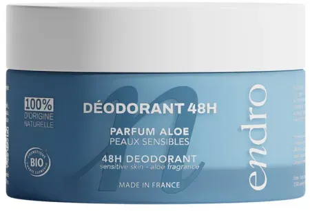 Endro Deodorant Balsam 48h Aloe-Duft Für Empfindliche Haut Bio Tiegel 50ml