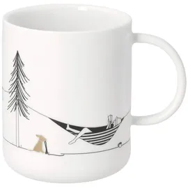 räder Geschenktasse Camping 0,3 l Weiß