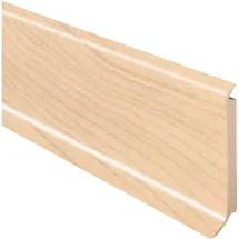 Logoclic Sockelleiste Hartschaumkern Ahorn 60 mm x 14,4 mm x 2500 mm