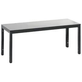 C+P Sitzbank Umkleidebank für Feuchträume, Feuchtraumgeeignet, da verzinkt und einbrennbeschichtet grau