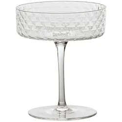 Coppa – Set 4-teilig, Kelch, 25 cl, Glas für Cocktails und aromatische Weine, Glas, elegantes Design – Zafferano, hergestellt in Italien
