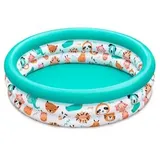 BESTWAY Planschbecken Safari Pals Ø 102 x 25 cm