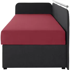 MAINTAL Polsterliege MAINTAL "Diana", rot (rot, schwarz), B:93cm, Komplettbetten