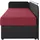 MAINTAL Polsterliege MAINTAL "Diana", rot (rot, schwarz), B:93cm, Komplettbetten