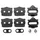 HT Components T2 SX Pedale silber